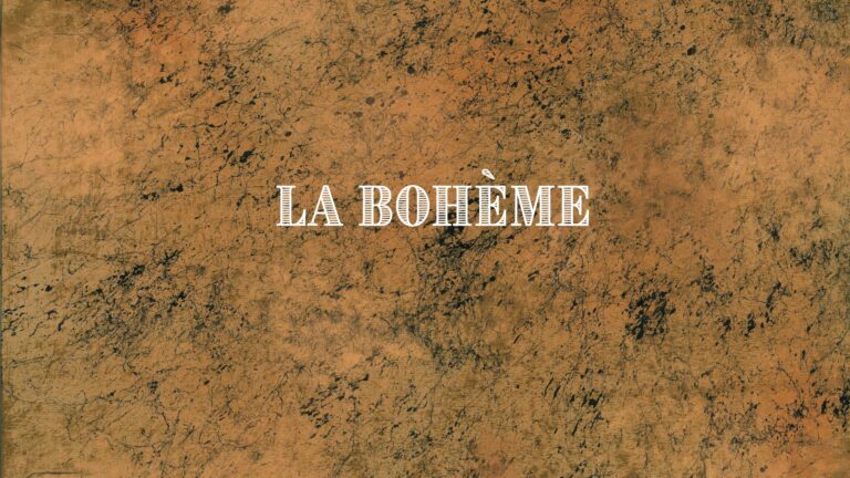 2022 – La Bohème