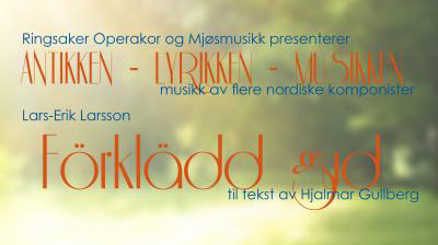 ANTIKKEN – LYRIKKEN – MUSIKKEN / Förklädd gud