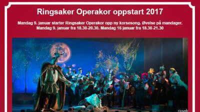 Oppstart Ringsaker Operakor 2017